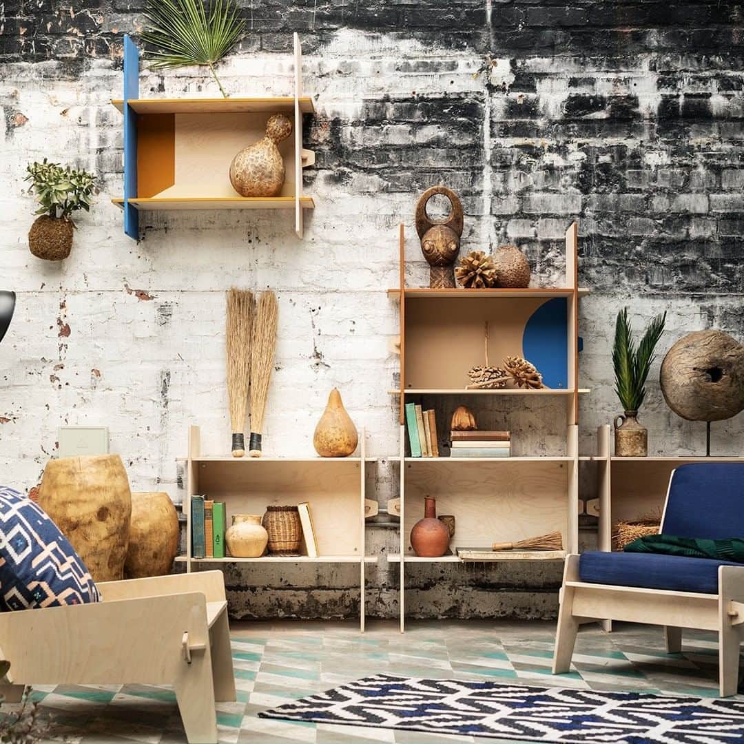 IKEA USAさんのインスタグラム写真 - (IKEA USAInstagram)「ÖVERALLT, a limited edition collection created in collaboration with ten African designers, explores modern urban rituals and new ways of social living. Link in bio.  ÖVERALLT Wall shelf, $49.99/ea」5月22日 6時00分 - ikeausa