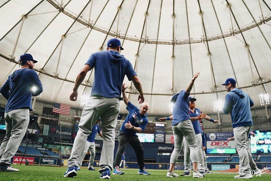 Los Angeles Dodgersさんのインスタグラム写真 - (Los Angeles DodgersInstagram)「‪The boys in blue have arrived at Tropicana Field. ‬」5月22日 7時00分 - dodgers