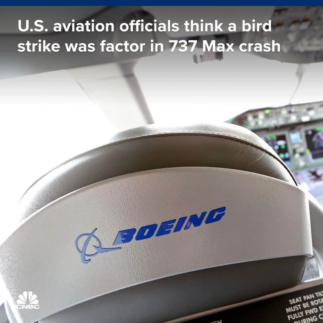 CNBCさんのインスタグラム写真 - (CNBCInstagram)「U.S. aviation officials believe a bird strike may have led to the deadly crash of an Ethiopian Airlines Boeing 737 Max in March, according to a person familiar with the matter.⠀ ⠀ Boeing shares rose after the report Tuesday, closing up 1.7%.⠀ ⠀ The fast-selling Boeing 737 Max airplanes have been grounded since shortly after that accident, which came less than five months after a similar crash in Indonesia. Together, the two crashes killed 346 people.⠀ ⠀ To read more about the investigation, visit the link in bio.⠀ *⠀ *⠀ *⠀ *⠀ *⠀ *⠀ *⠀ *⠀ #boeing #boeing737max #boeing737 #737max #ba #aviation #markets #airplanes #airlines #flight #ethiopianairlines #business #businessnews #cnbc ⠀」5月22日 7時00分 - cnbc