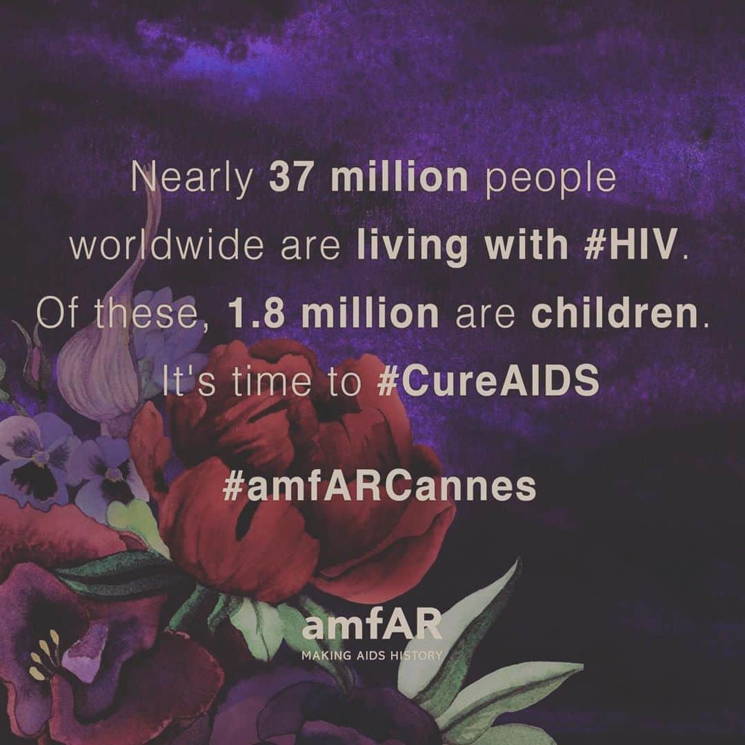 JR・ボーンのインスタグラム：「#Repost @amfar ・・・ While @amfAR has made significant progress in the fight against #AIDS, nearly 37 million people worldwide are living with #HIV. Of these, 1.8 million are children. The #AIDS epidemic is still not over, and a new generation is at risk. Let’s make AIDS history once and for all. To date, #amfARCannes has raised more than $220 million for amfAR’s lifesaving research programs. . . Please join #amfAR as we work to raise awareness and make strides in the mission to #CureAIDS. . . Tap the link in our bio to learn more about amfAR Gala Cannes.」
