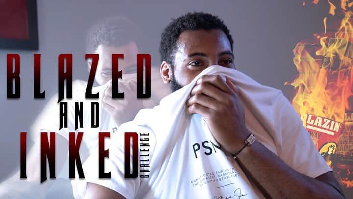 アンドレ・ドラモンドのインスタグラム：「Blazed and Inked: Episode 1 | New #DaysWithDre video out now on my YouTube channel! ⁣• ⁣⁣ Click the link in the bio to see myself & @iamtailz suffer😂😂😂🔥 #BlazedandInked」