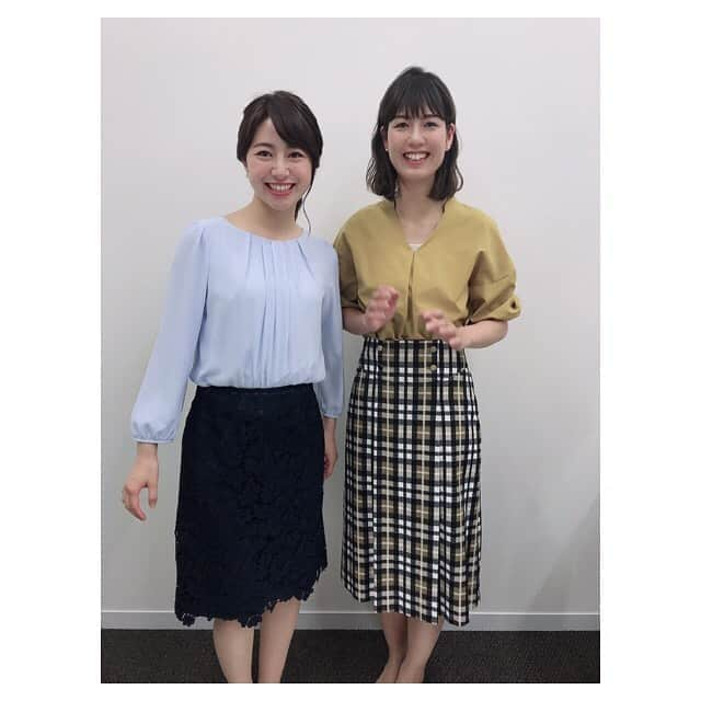 林美沙希さんのインスタグラム写真 - (林美沙希Instagram)「先日桝田アナと撮った時のもの✨ どんな瞬間かは覚えていません🤔  #jチャン#終わった後#桝田沙也香#林美沙希#この後苺食べました」5月22日 10時46分 - misaki0hayashi