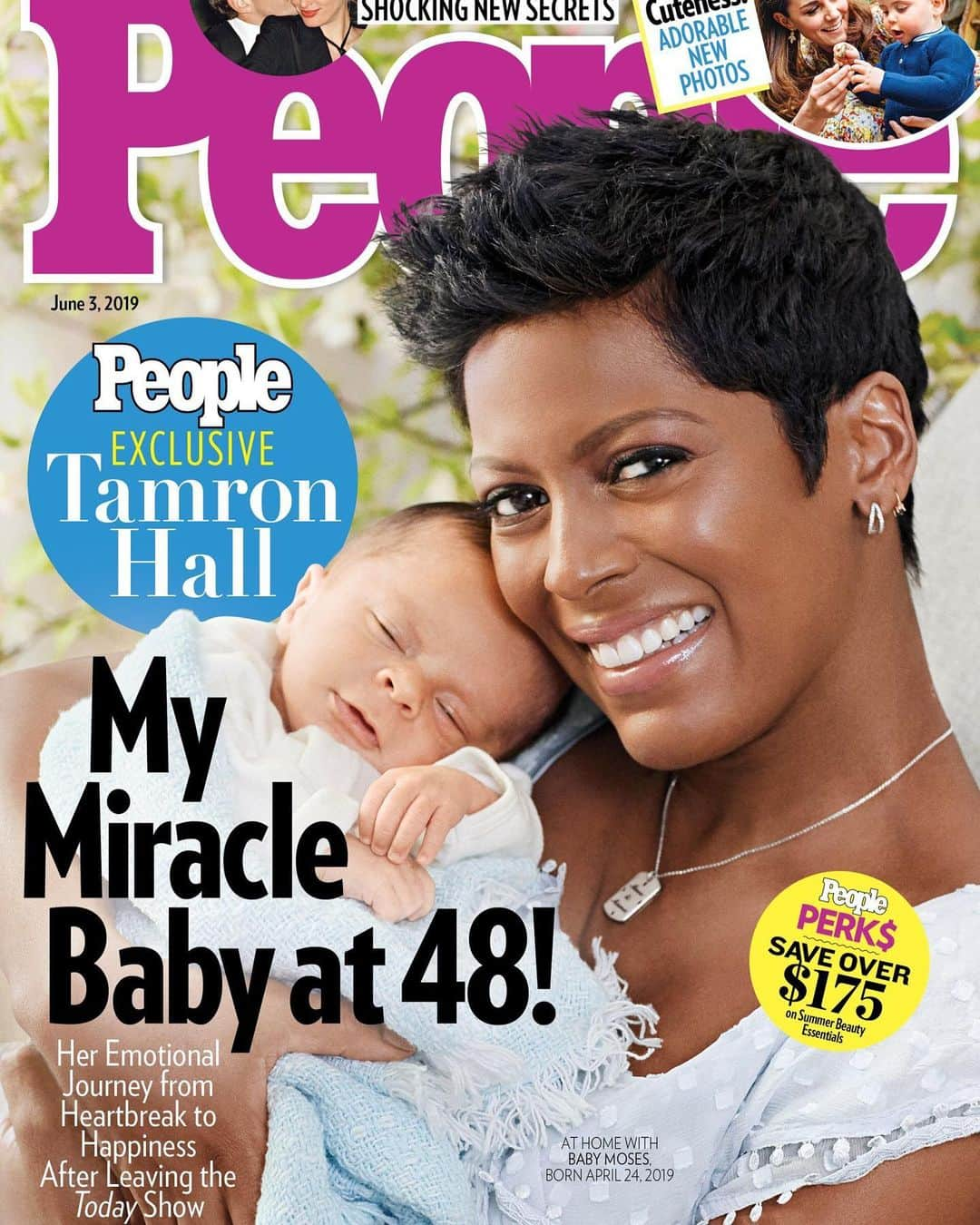 People Magazineさんのインスタグラム写真 - (People MagazineInstagram)「Meet baby Moses. 💙 Tamron Hall welcomed her baby boy April 24, but there was a time when she wasn’t sure his arrival was even possible. “I knew that the clock was not on my side,” Hall admits. Tap the bio link for more on her journey to motherhood. | 📷: @melanieacevedophoto」5月22日 21時48分 - people