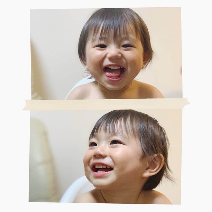 猪鼻ちひろのインスタグラム：「👶🏻 １. ぼくは じまんの 前髪を メロオバにきられた！ (上がbefore、下がafter) すごい器用でうまい と自分でいっていたけど、 首を いっぱい うごかしたら だいぶ 苦戦していたようだ ぼくの ぱっつんの まえがみ どう？  きょうも いっしょにお風呂も はいって あんぱんまんで あそんだ なぜか ぼくより よろこんでいた  ２.３.４. めろおばが おうちに きたとき ごはんを 食べさせてくれる いちいち ほめてくれるから 動画を撮ってもらった 「ちゃんと化粧しておけばよかった」とかいっていた しゅやくは おれだ！  ５.６. ぼくは なんと パスタ デビューした！ めろおばと ぱすたを 食べにいったんだ おいしすぎて イタリアの かぜが 口の中にひろがった！  ほっぺたにも たべさせてあげた おとこは やんちゃに たべなくちゃね これが ぼくの モテる わざ 母性本能 くすぐるでしょ？  ７.８. この日のコーディネートは メロオバがえらんだ！ 自分は 下から撮ってとうるさいのに ぼくのコーデは なんでうえから 撮るんだ？ 短足に みえるから やめてほしい  ９. おっぱいやめたら ごはん たくさん 食べられるようになってきたんだ  １０. きょう ぼくは メロオバを迎えにいってあげた！ ぜったい ぼくのほうが 運転 じょうずなんだぁ〜  #メロオバ日記 #甥っ子 #赤ちゃんの気持ち #コメントの返信は甥っ子がします #途中で飽きたら普通に返します←」