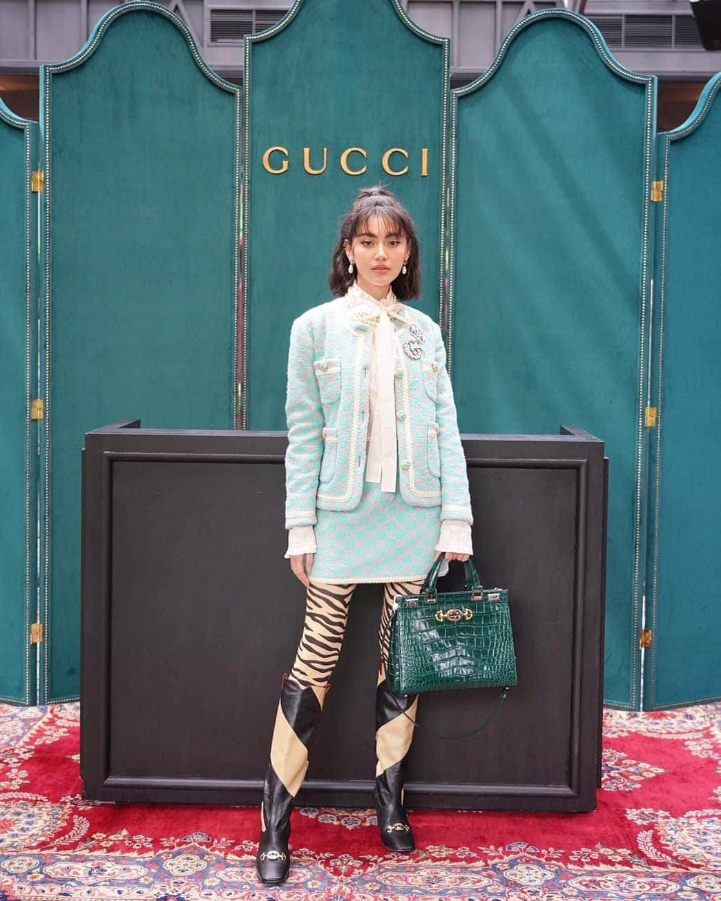 マイ・ダーウィカーさんのインスタグラム写真 - (マイ・ダーウィカーInstagram)「#Gucci #GucciFW19 💕」5月22日 21時11分 - davikah