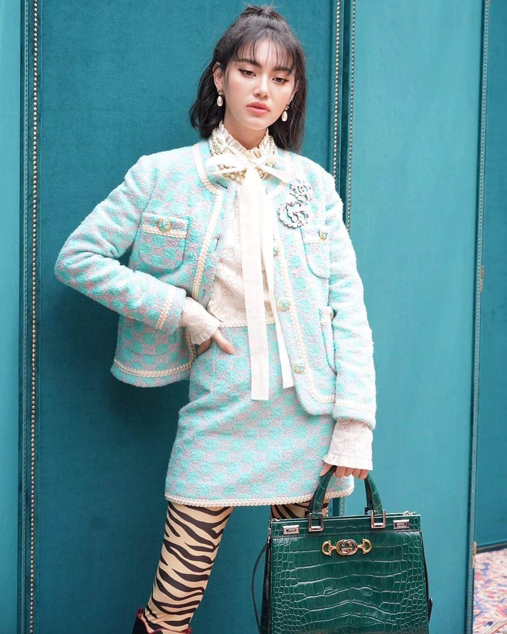 マイ・ダーウィカーさんのインスタグラム写真 - (マイ・ダーウィカーInstagram)「#Gucci #GucciFW19 💕」5月22日 21時11分 - davikah