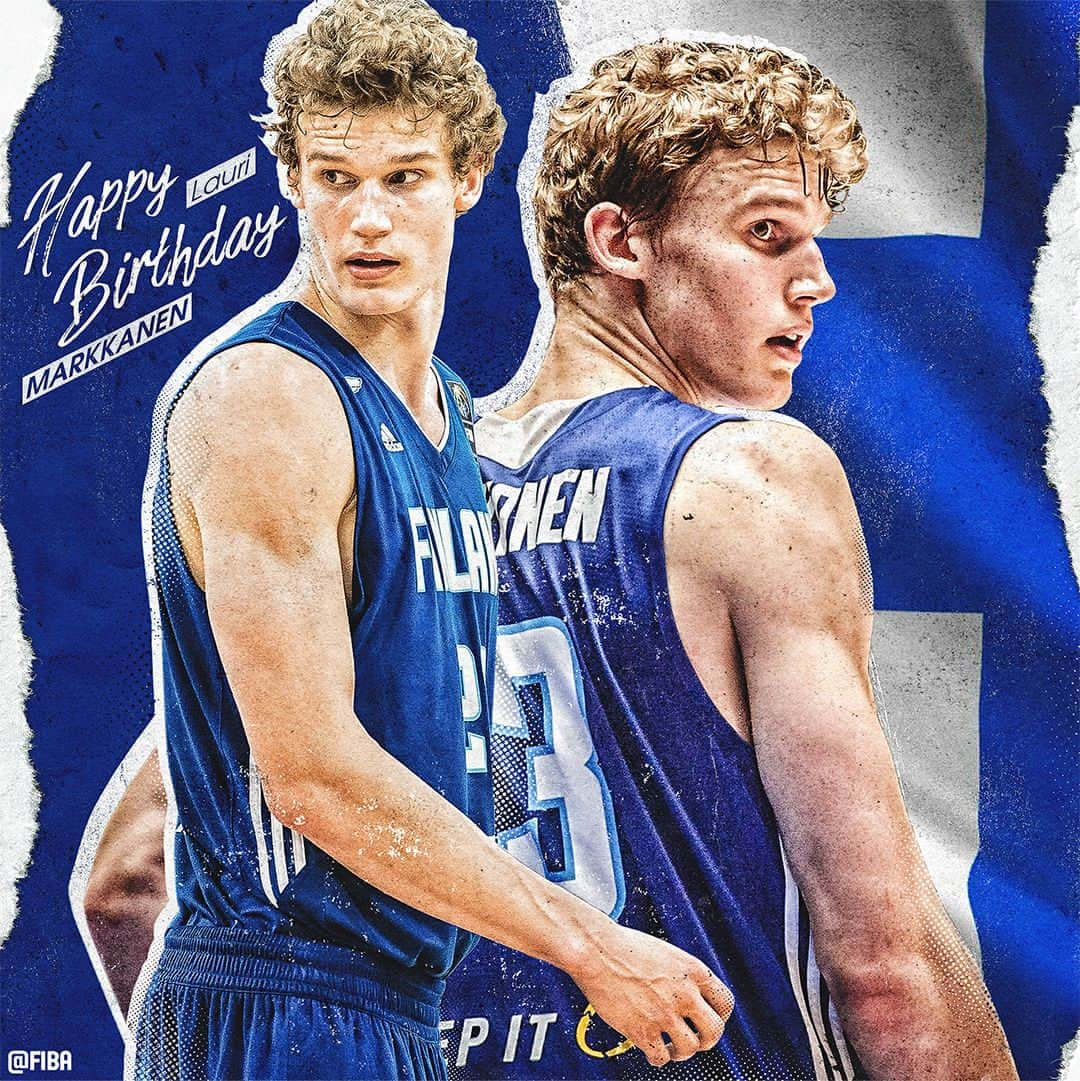 FIBAさんのインスタグラム写真 - (FIBAInstagram)「2⃣2⃣ for 2⃣2⃣. Join us in wishing a #HappyBirthday to @LauriMarkkanen a.k.a the "Finnisher" 🇫🇮 .」5月22日 21時18分 - fiba