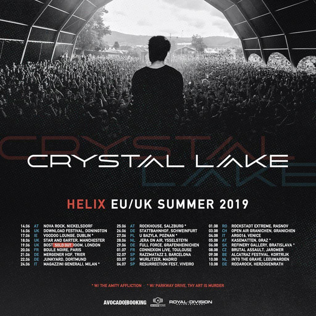 Crystal Lakeさんのインスタグラム写真 - (Crystal LakeInstagram)「Our headline London show is SOLD OUT now! Who’s stoked about that? #CrystalLake」5月22日 14時57分 - crystallake777