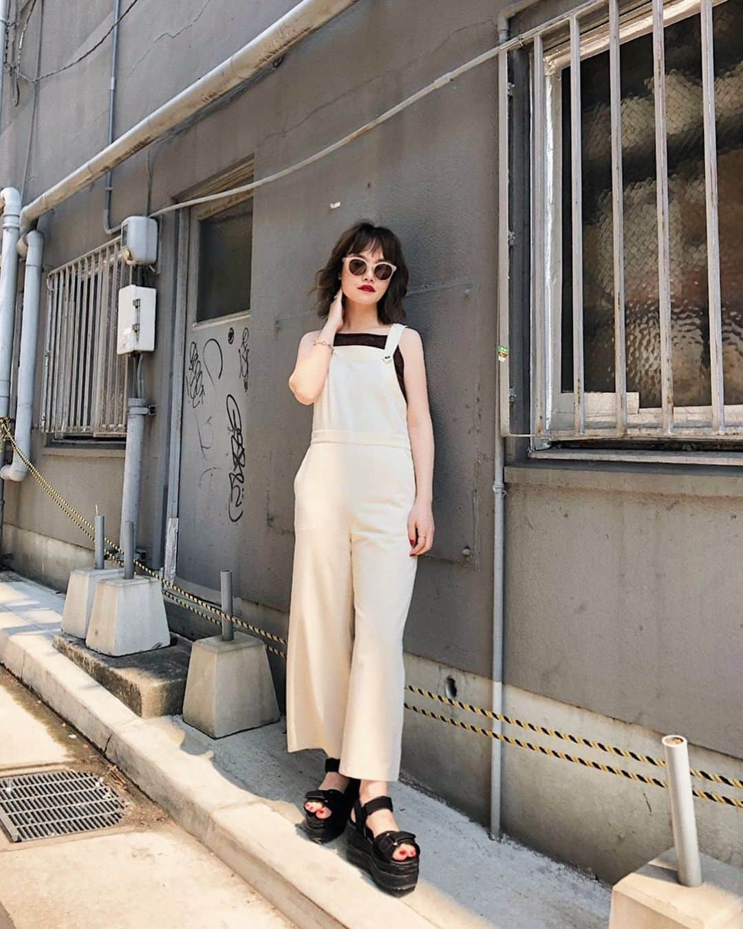 SLY OFFICIAL INFORMATIONさんのインスタグラム写真 (SLY OFFICIAL  INFORMATIONInstagram)「ㅤㅤㅤㅤㅤㅤㅤㅤㅤㅤㅤㅤㅤ #SLY_info @nami_kawamoto 【156cm】  ルミネエスト新宿スタッフ —————————————————— 発売中 ☑︎ONE SHOULDER CUPIN T/T  (030CSY80-5200) IVO,BLK ...