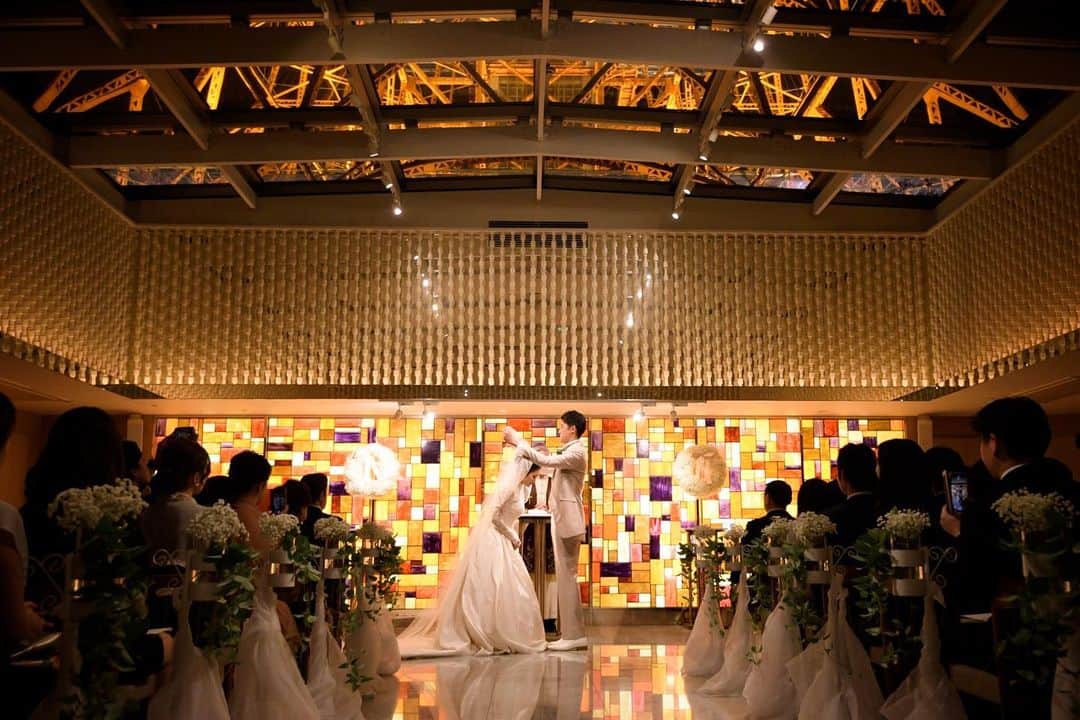東京タワーの麓の結婚式のグルメインスタ