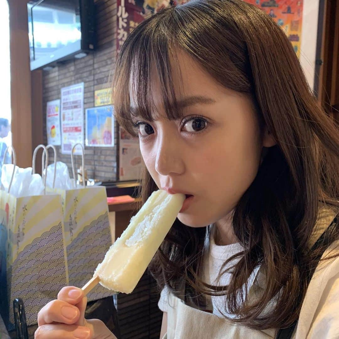 奥仲麻琴さんのインスタグラム写真 - (奥仲麻琴Instagram)「たこ焼きとアイスキャンディー🐙🍦」5月22日 16時35分 - okunaka_makoto