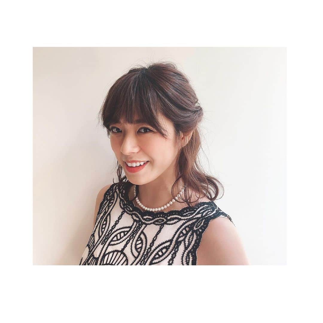 わちみなみのインスタグラム：「福岡に帰った時に、﻿ ﻿ ヘアセットを﻿  頼みました✨✨﻿ @littlefukuoka ﻿ 可愛くしてもらえました🌼✨﻿ 天神にあるから通いやすそう🙌 帰った時はまたお願いしよう☺︎﻿ ﻿  #リトル福岡 #福岡 #ヘアセット #結婚式 #ヘアアレンジ」