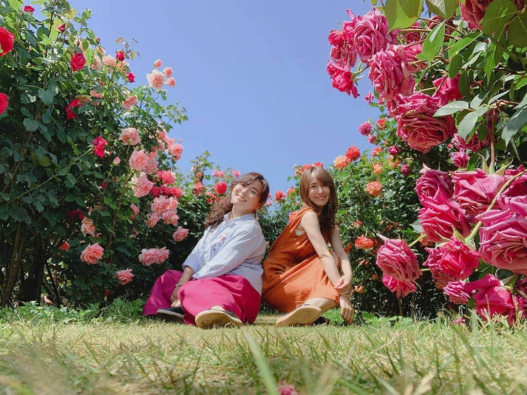 山川恵里佳さんのインスタグラム写真 - (山川恵里佳Instagram)「🌹 🌹 @sumiedeafphotographerに撮影してもらいました！バラってこんなに種類があるんだね♡ジェラート可愛かった♡ 🌹 🌹 #京成バラ園#黄色いバラ が好き#花言葉 は愛情の薄らぎや嫉妬なんだって笑#大丈夫？わたし😂#情熱的タイプなんだけどなぁ😍#3枚目➡あいかわらずテンションが高い人♡」5月22日 16時46分 - erika_3_official