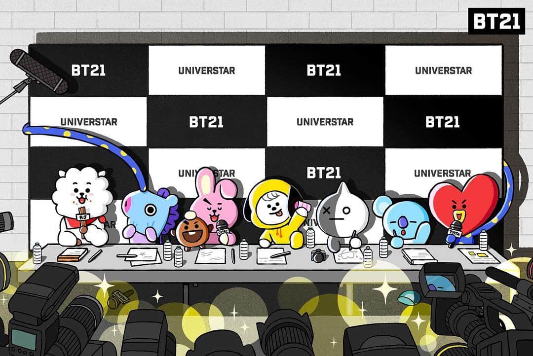 BT21 Stars of tomorrow, UNIVERSTAR!さんのインスタグラム写真 - (BT21 Stars of tomorrow, UNIVERSTAR!Instagram)「Click Click! Don’t blink! 📸 One question at a time please-  Story unfolds tomorrow in BT21 UNIVERSE EP08👉 Link in Bio #AllEyesOnStars #UNIVERSTAR #Controversy #Rumors #And #ChurrosMic #BT21_UNIVERSE #BT21」5月22日 18時00分 - bt21_official