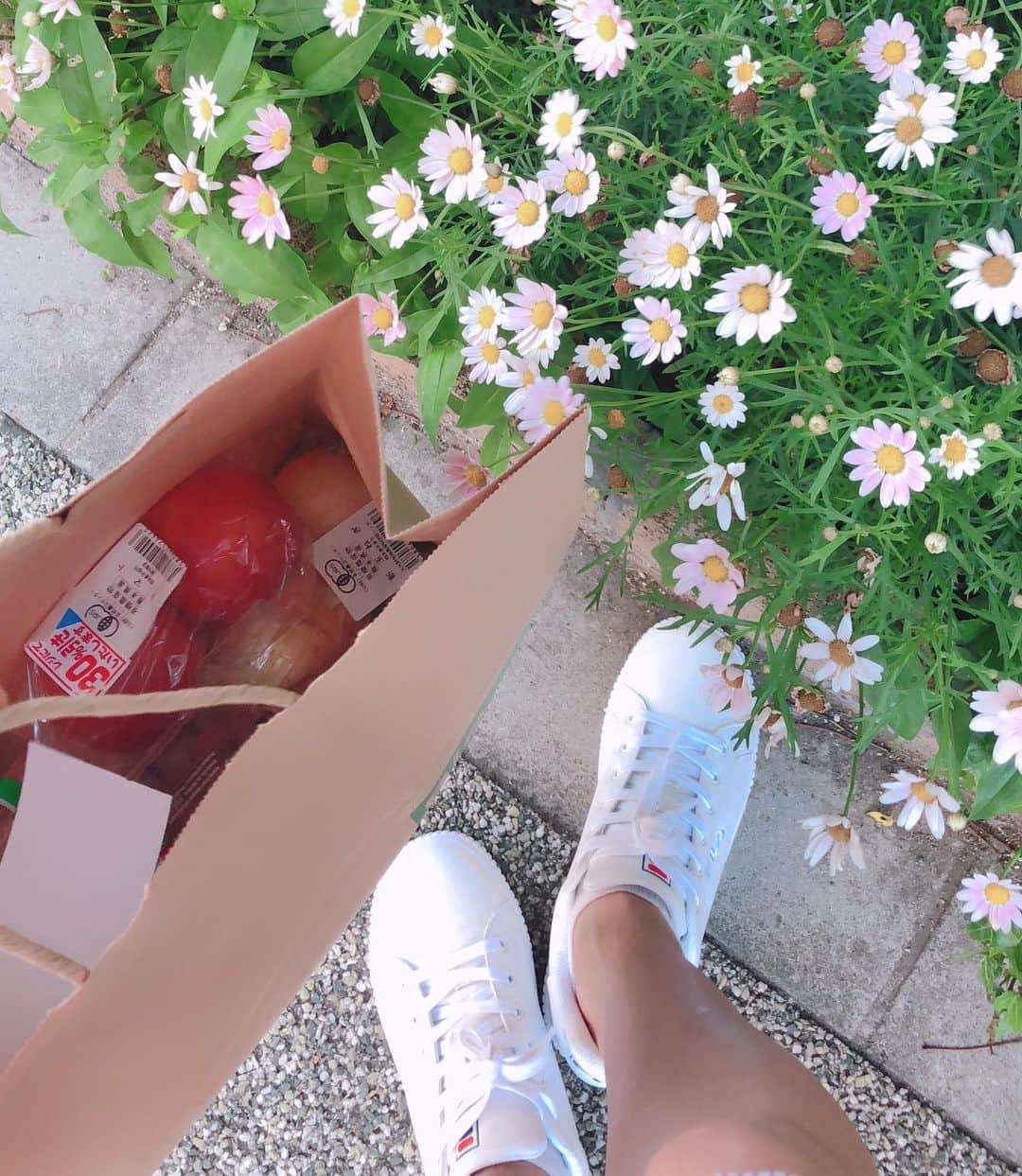 工藤静香さんのインスタグラム写真 - (工藤静香Instagram)「今日はずっとリハだったので、朝からハヤシライスを仕込んでおきました！リハ後はお弁当の食材をゲット😊  お花がとても可愛かったので💕」5月22日 17時54分 - kudo_shizuka