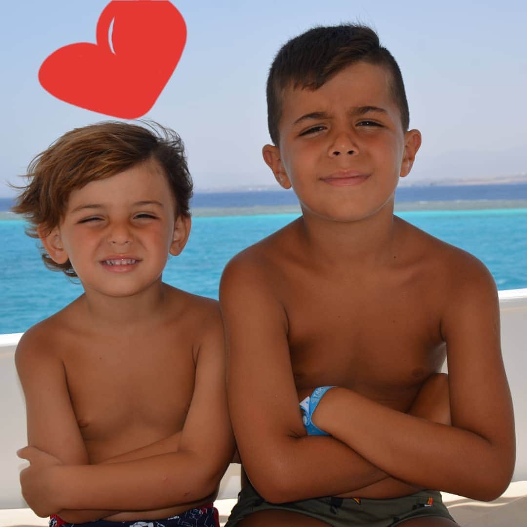 ルイージ・セーペのインスタグラム：「My boys」