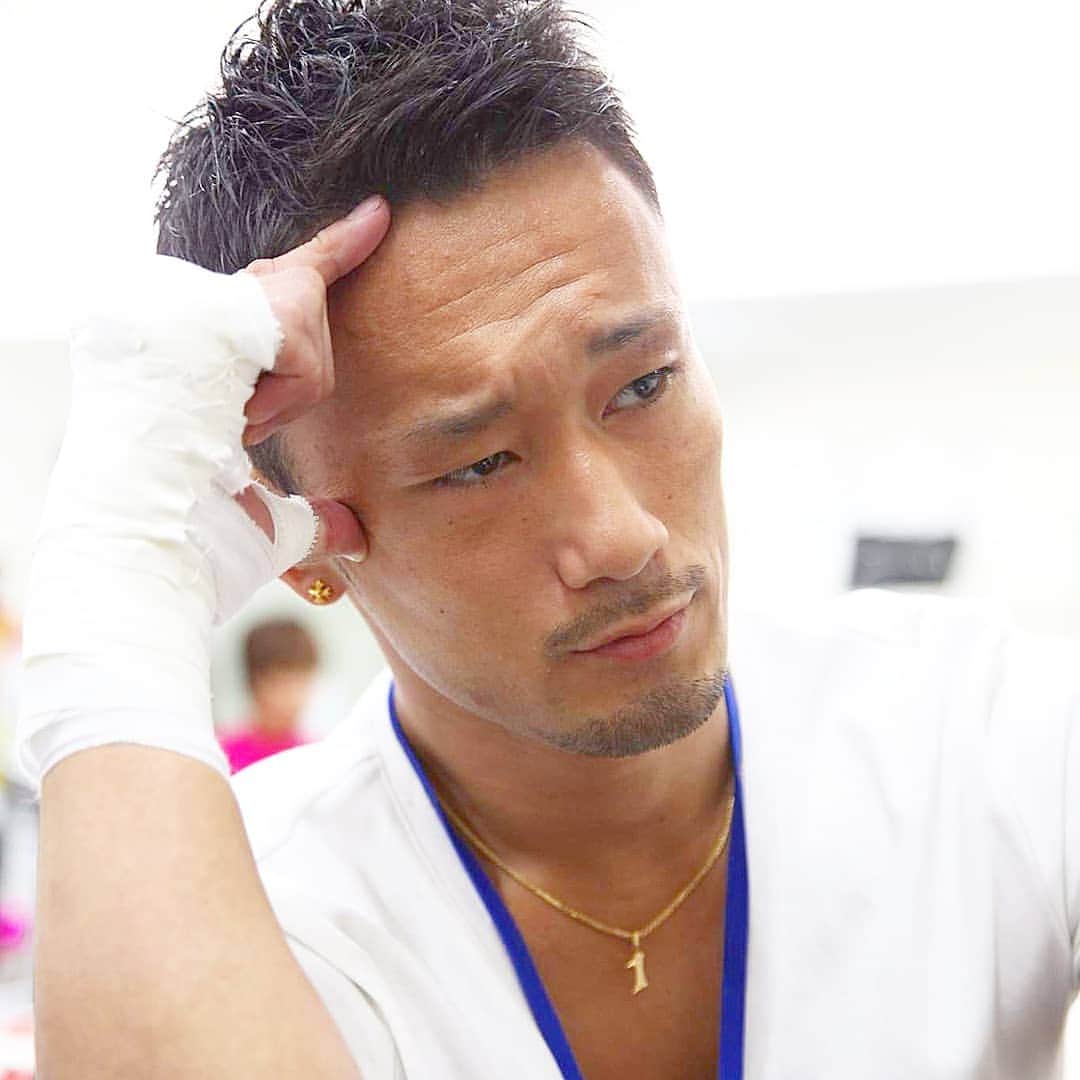 梅野源治のインスタグラム：「これからも試行錯誤しながら強くなるぞ👊  #バカだから考え過ぎてもだめなんだけど #今はRISEで世界をとる #練習 行ってきます (C)佐藤タケシ」
