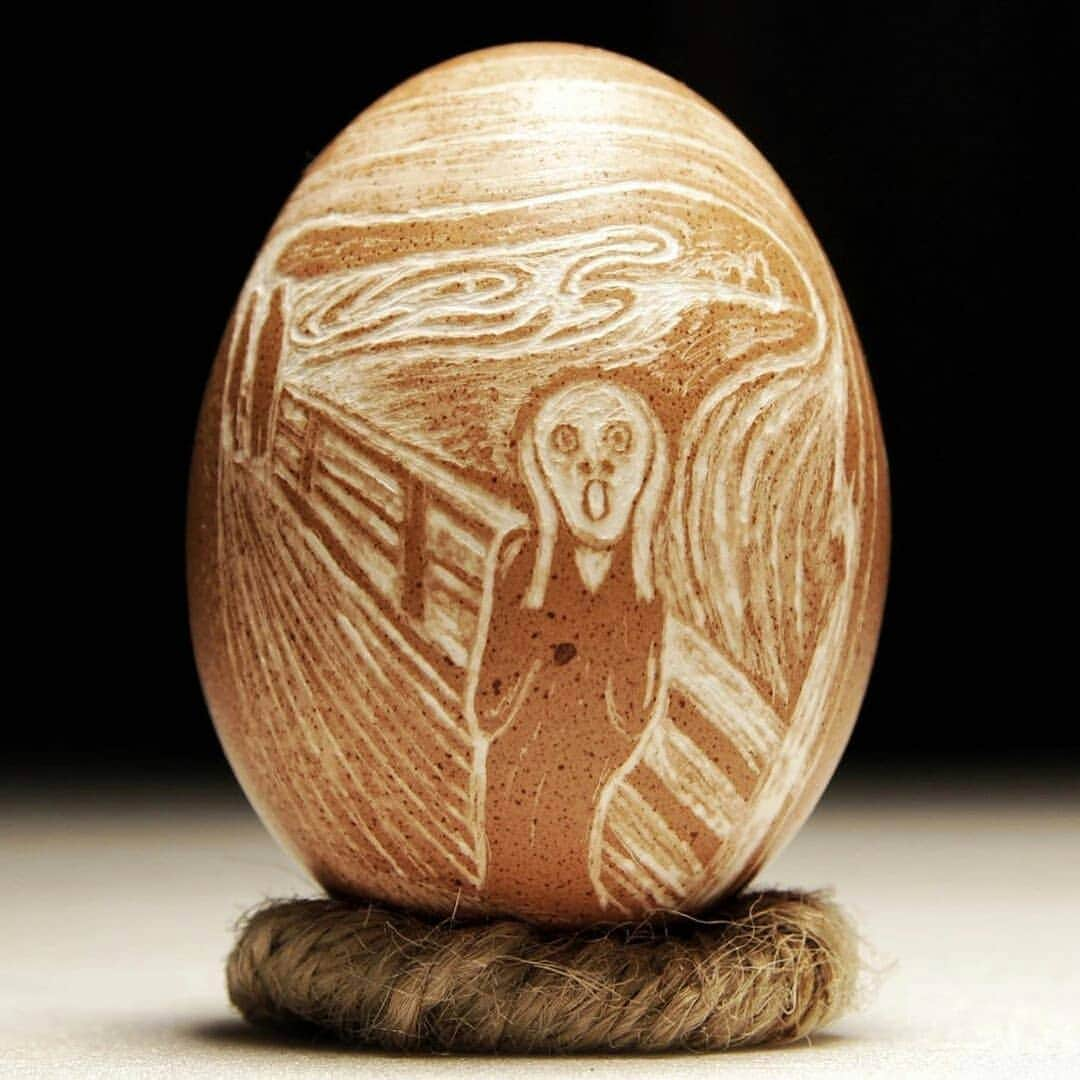 Eggs Conceptさんのインスタグラム写真 - (Eggs ConceptInstagram)「The Scream 😱🍳 by 👉 Vincenzo Scuruchi @scuruchi 👈  #scuruchi #scuruchivincenzo #eggsconcept #thescream #edvardmunch #munch #munchmuseum #edwardmunch #instagram #egg #eggs #eggart #spiegelei #yumurta #ägg #계란 #æg #huevo #oeuf #卵 #яйц #may #mai #maj #maig #מאי #mayo #5月 #может #Mayıs」5月23日 6時05分 - eggsconcept