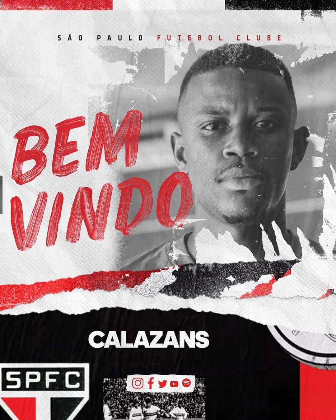 São Paulo FCさんのインスタグラム写真 - (São Paulo FCInstagram)「Calazans chega para reforçar o Tricolor! O meia-atacante de 22 anos pertencia ao Fluminense e assinou contrato com o São Paulo até 30 de junho de 2022. Bem-vindo, @marcoscalazans_! 🇾🇪」5月23日 6時09分 - saopaulofc