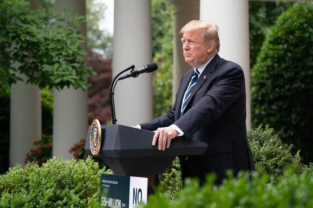ドナルド・トランプさんのインスタグラム写真 - (ドナルド・トランプInstagram)「Earlier today, President Trump delivered a statement from the Rose Garden.」5月23日 6時18分 - realdonaldtrump