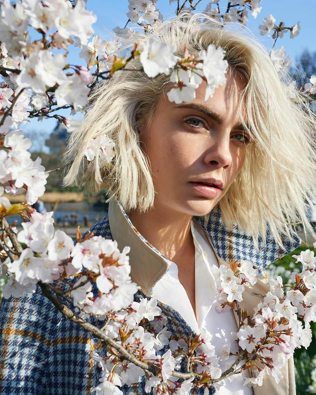 カーラ・デルヴィーニュさんのインスタグラム写真 - (カーラ・デルヴィーニュInstagram)「You can almost smell the blossoms in this Burberry Her Blossom campaign shot by Jurgen Teller. Fruity, spicy, musky – just like my favorite city in spring. @Burberry #BurberryBeauty #BurberryHerBlossom #Ad」5月23日 6時58分 - caradelevingne