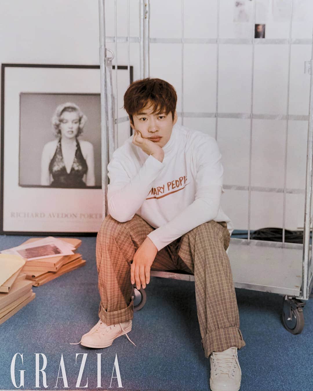 アン・ジェホンのインスタグラム：「#GRAZIA 고맙습니다:)」