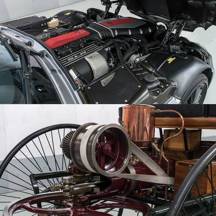 メルセデス・ベンツさんのインスタグラム写真 - (メルセデス・ベンツInstagram)「Top speed 335 km/h vs. top speed 16 km/h. There is more than a century between these two engines, but both are amazing!  #MBclassic #alltimestars #SLRmclaren #benzpatentmotorcar #Mercedes #MercedesBenz #mercedesbenzclassic #ClassicCar #Car #Carsofinstagram #InstaCar #DreamCar #MBCar #Classic #benz #oldtimer #daimler #photography #goodtimes #backinthedays #performance #thebestornothing」5月22日 22時18分 - mercedesbenz