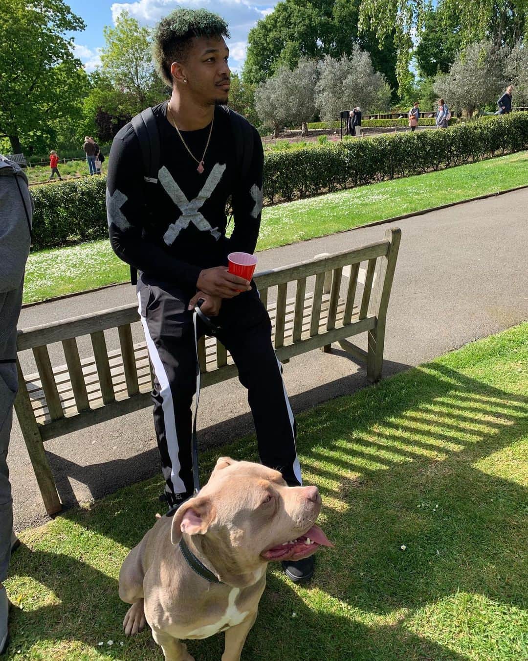 ジャマル・ブラックマンのインスタグラム：「Kojo 😈🖤」