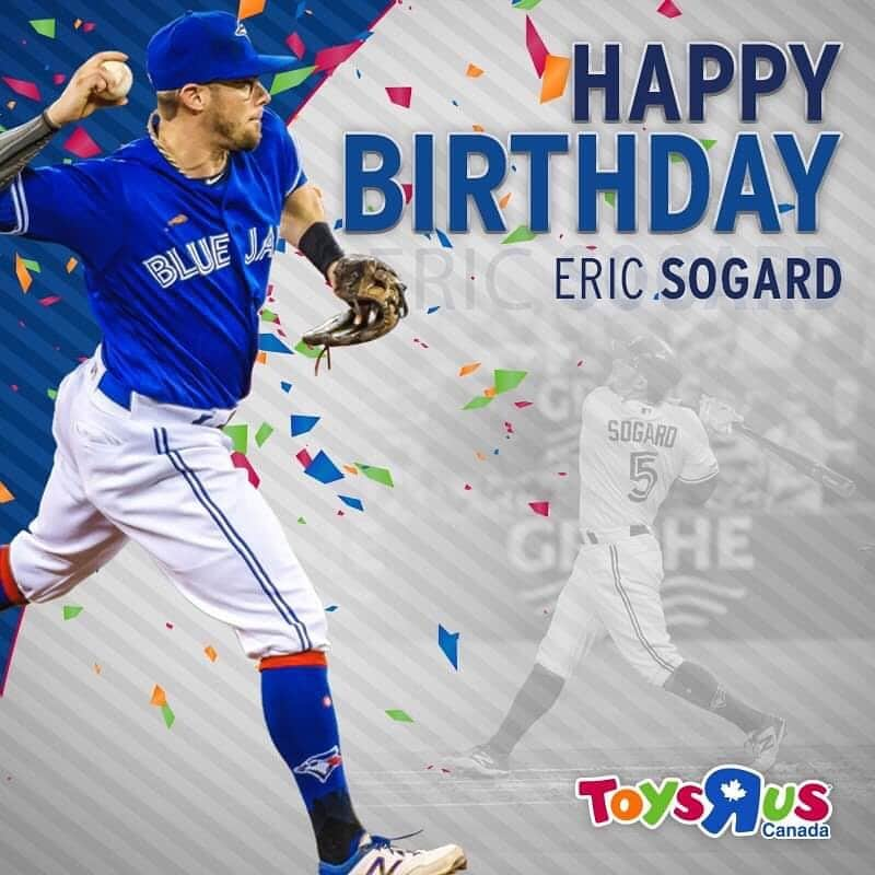 トロント・ブルージェイズさんのインスタグラム写真 - (トロント・ブルージェイズInstagram)「Two birthdays, one special day! Drop a 🎂 to wish @ericsogard18 and Sammy G very happy birthdays! 🎁🥳🎈」5月22日 23時07分 - bluejays