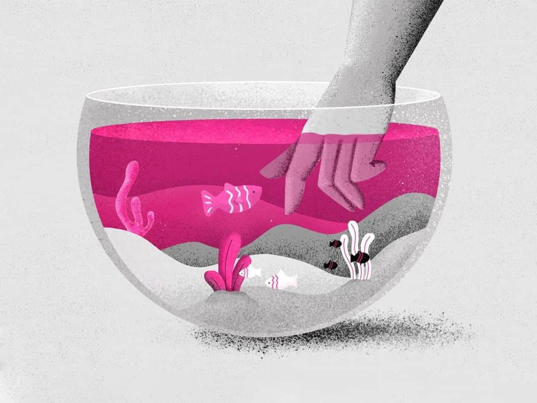 Dribbbleさんのインスタグラム写真 - (DribbbleInstagram)「Deep Transparency by @lemonade_inc⠀ #dribbble #dribbblers #design #illustration」5月22日 23時05分 - dribbble
