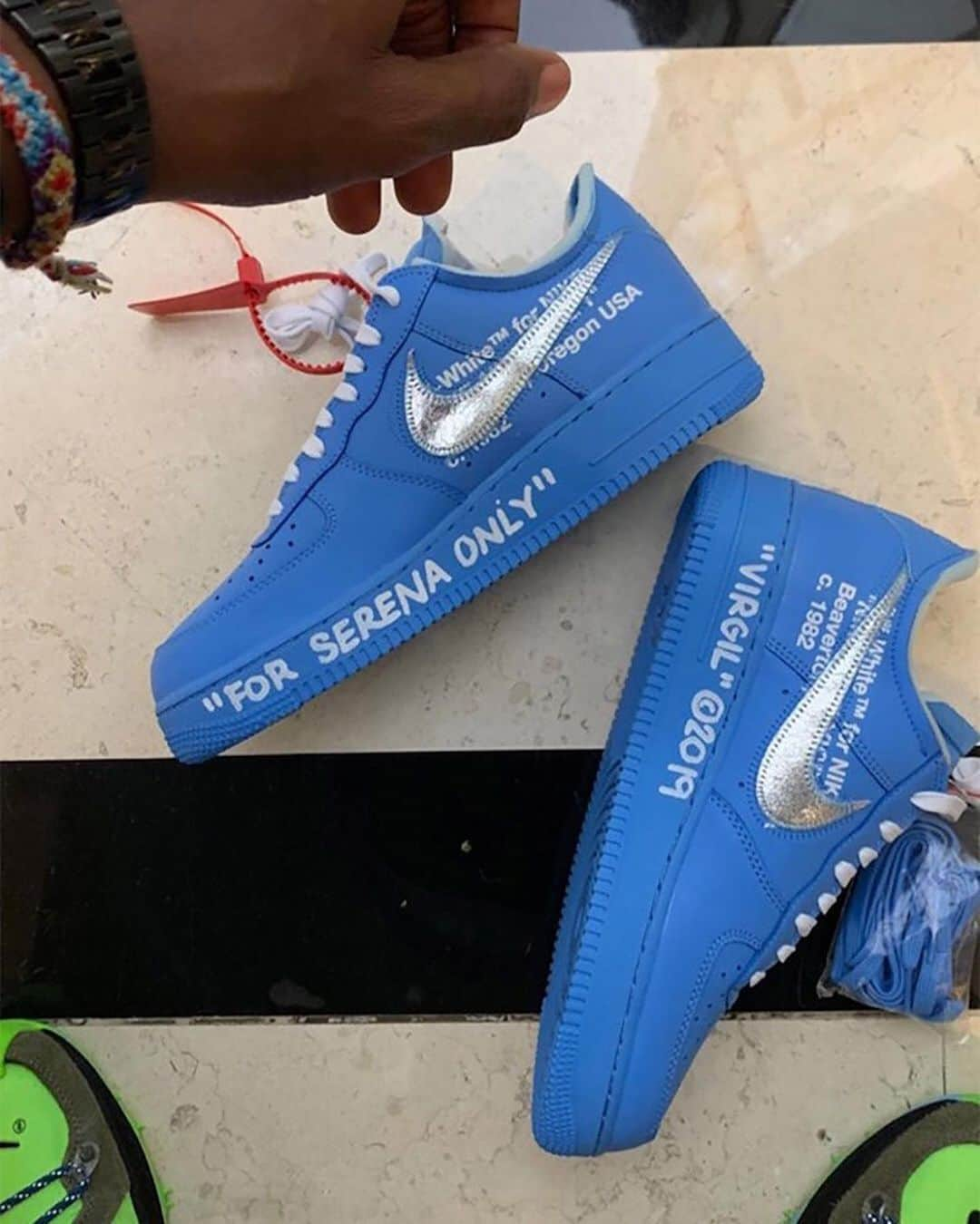 HYPEBEASTさんのインスタグラム写真 - (HYPEBEASTInstagram)「@hypebeastkicks: "For Serena Only" @virgilabloh x @serenawilliams. Photo: @virgilabloh」5月22日 23時53分 - hypebeast