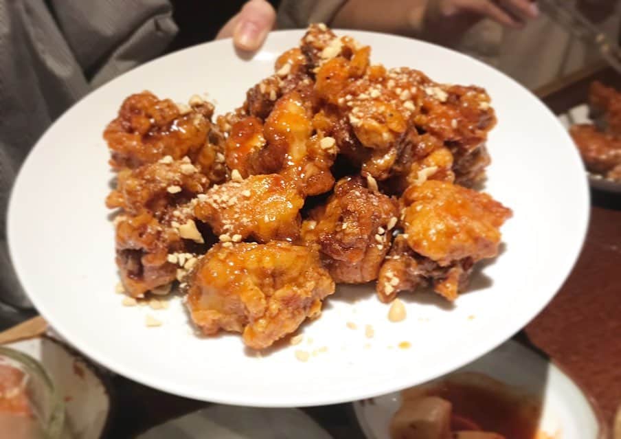 中倉隆道さんのインスタグラム写真 - (中倉隆道Instagram)「. 韓国料理😋🌶 . HiLifeのJAPANメンバー打ち上げ🍻 . . よー喋って食べて笑って幸せな時間😆✨✨ . このメンバーに感謝感謝🙏🙏 . . 久しぶりの韓国料理＆マッコリがウマウマだったー💕 . . #新大久保 #韓国料理 #hilifestore #打ち上げ #中倉隆道 #柿ピー研究家 #フリーアナウンサー #アニメ研究家」5月22日 23時57分 - ryudo.tokyo