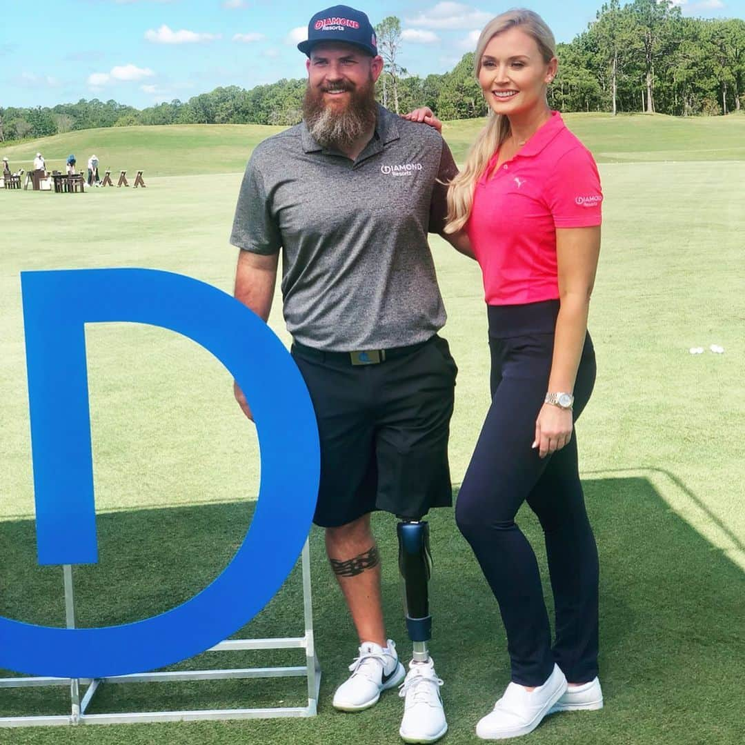 ブレア・オニールさんのインスタグラム写真 - (ブレア・オニールInstagram)「🤭Something exciting from @diamondresorts is coming to you on #MemorialDay 😁🙌🏼🎥⛳️ Here’s some behind the scenes in the meantime... 😉💙 w/ #DiamondResorts CEO Mike Flaskey & @chadpfeifergolf 🇺🇸 #NewProject #MomentswithDiamond」5月23日 0時31分 - blaironealgolf