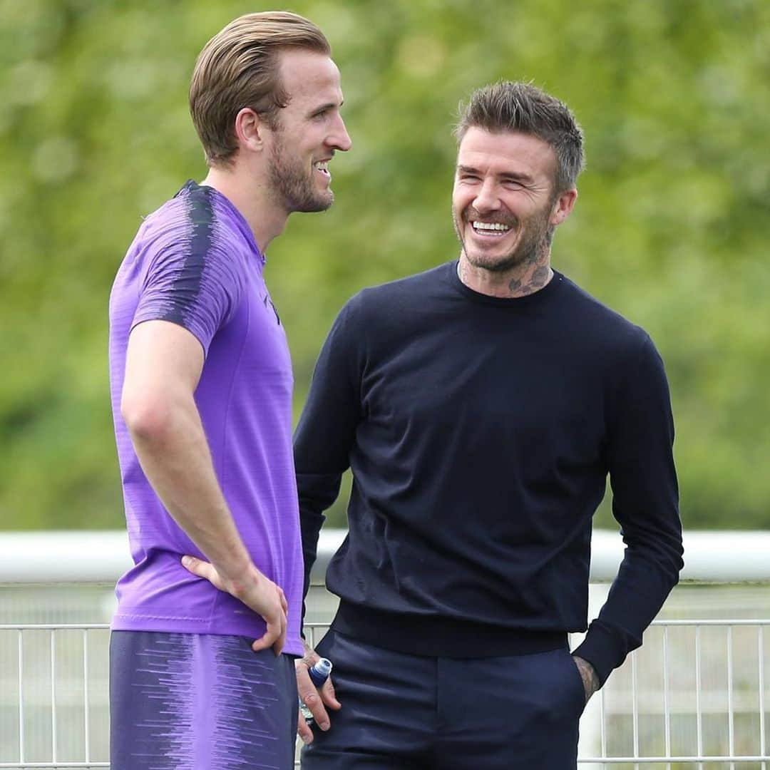 ハリー・ケインさんのインスタグラム写真 - (ハリー・ケインInstagram)「Great to spend some time with @davidbeckham today. A real legend of the game!」5月23日 1時04分 - harrykane