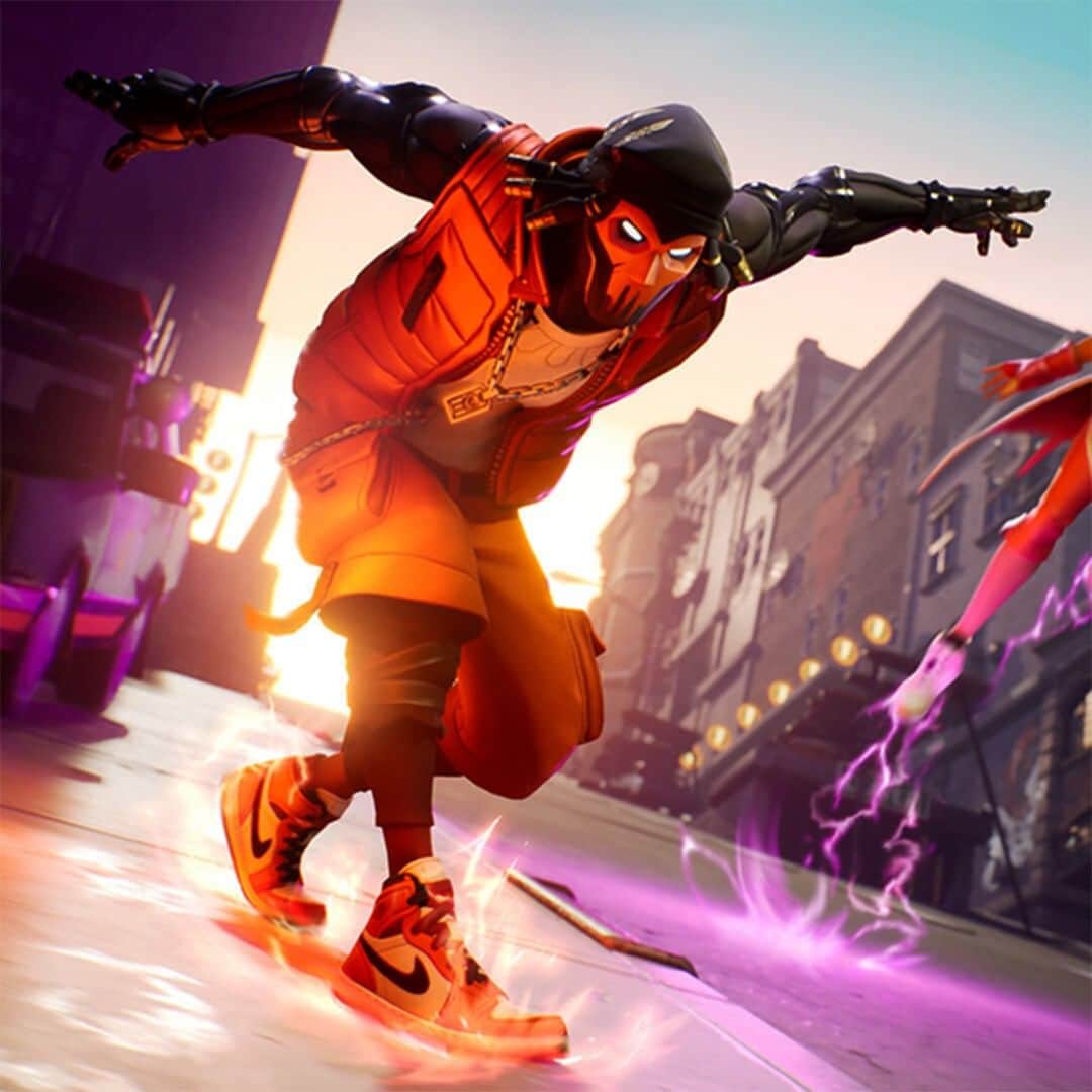 HYPEBEASTさんのインスタグラム写真 - (HYPEBEASTInstagram)「@epicgames x @jumpman23. The @fortnite publisher has unveiled a new Brooklyn-inspired level called 'Downtown Drop' where players grind, jump, and collect coins through the streets to win. It features a new Hang Time Bundle that includes two unique outfits (including the @nikesb x Air Jordan 1 "Lakers"). Photo: @epicgames / @fortnite」5月23日 2時01分 - hypebeast