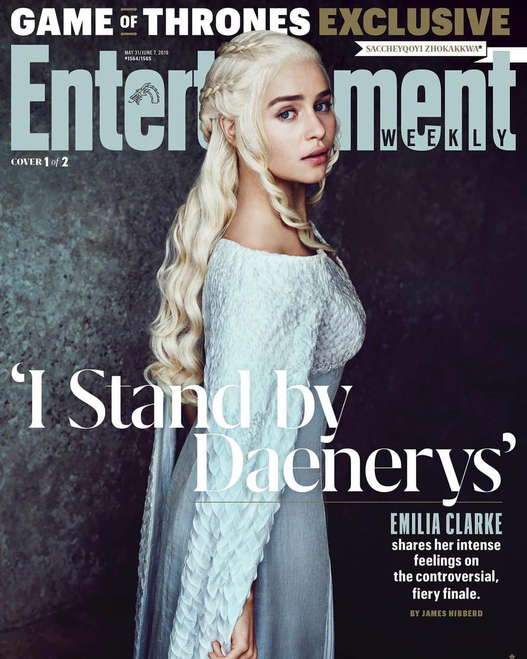 Just Jaredさんのインスタグラム写真 - (Just JaredInstagram)「@emilia_clarke defends her character, and the cast of @gameofthrones reveal their thoughts on the show’s ending in a cover story for @entertainmentweekly. Tap this pic in the link in bio to learn much more!  #EmiliaClarke #KitHarington #GameOfThrones #MaisieWilliams #SophieTurner #IsaacHempsteadWright Photos: Helen Sloan for HBO」5月23日 2時20分 - justjared