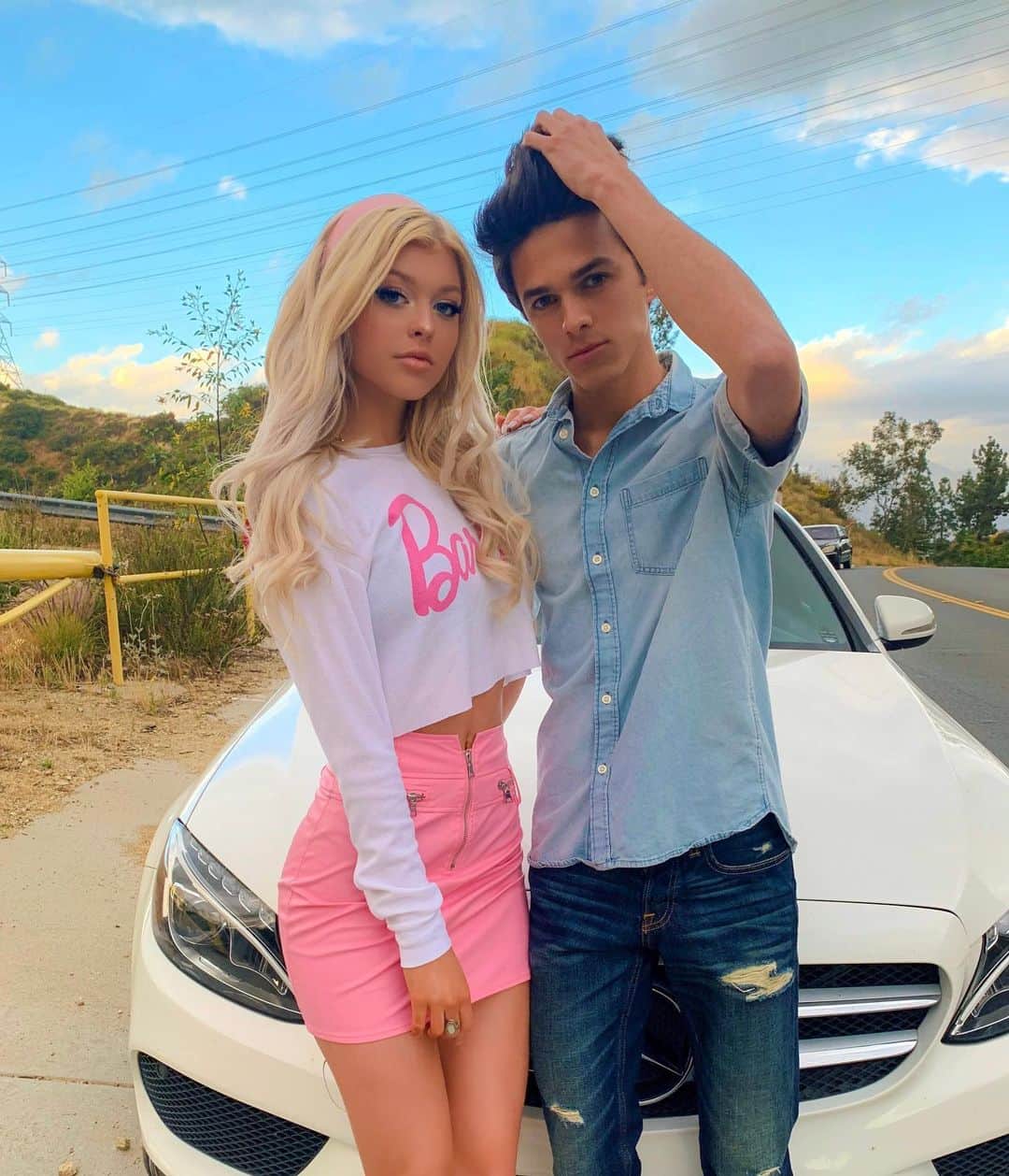 Brent Riveraのインスタグラム：「Ken and Barbie 👫😂 @loren」