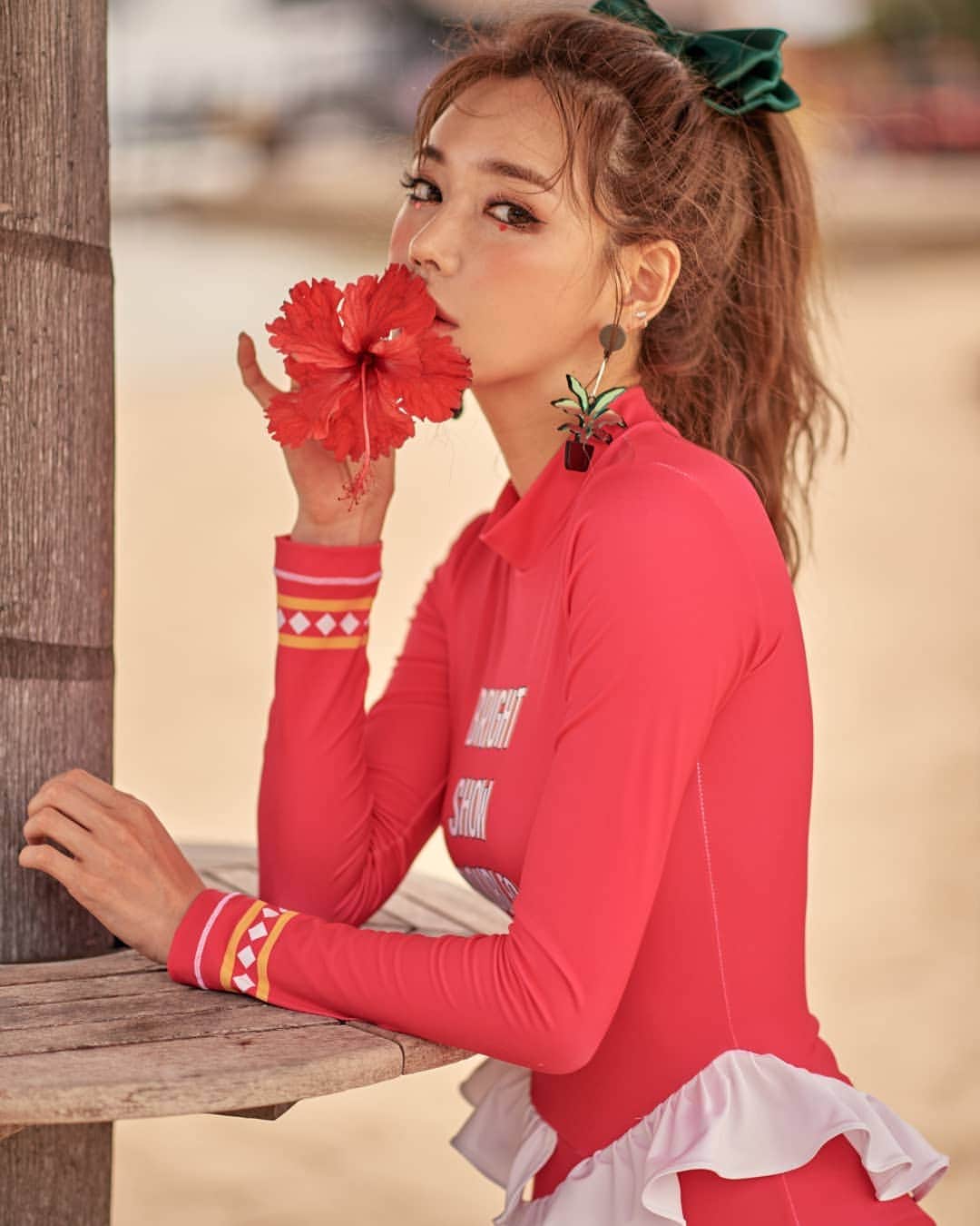 Han Ga Eunさんのインスタグラム写真 - (Han Ga EunInstagram)「Lovely point pink 💓 . . 계속계속 업데이트중! #쓰리더블오  @3double0.official . #수영복 #래쉬가드 #스윔수트 #모노키니 #여행패션 #스윔웨어 #레져수트 #서핑복 #비키니」5月23日 3時03分 - gaeungbebe