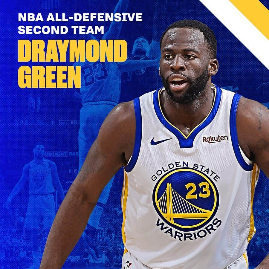 ゴールデンステート・ウォリアーズさんのインスタグラム写真 - (ゴールデンステート・ウォリアーズInstagram)「Draymond Green has been selected to the 2018-19 NBA All-Defensive Second Team 💪」5月23日 3時05分 - warriors