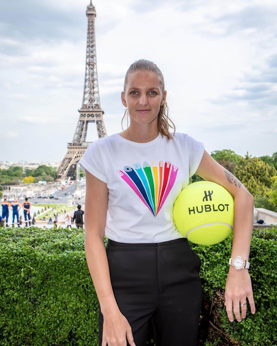 ウブロさんのインスタグラム写真 - (ウブロInstagram)「Game, set and match #Hublot! Hublot brings together @simonahalep, @karolinapliskova, @elisvitolina and @bornacoric for a unique and entertaining event. #HublotLovesTennis @ricardoguadalupe @fabricesantoro @annelaurebonnet」5月23日 3時23分 - hublot