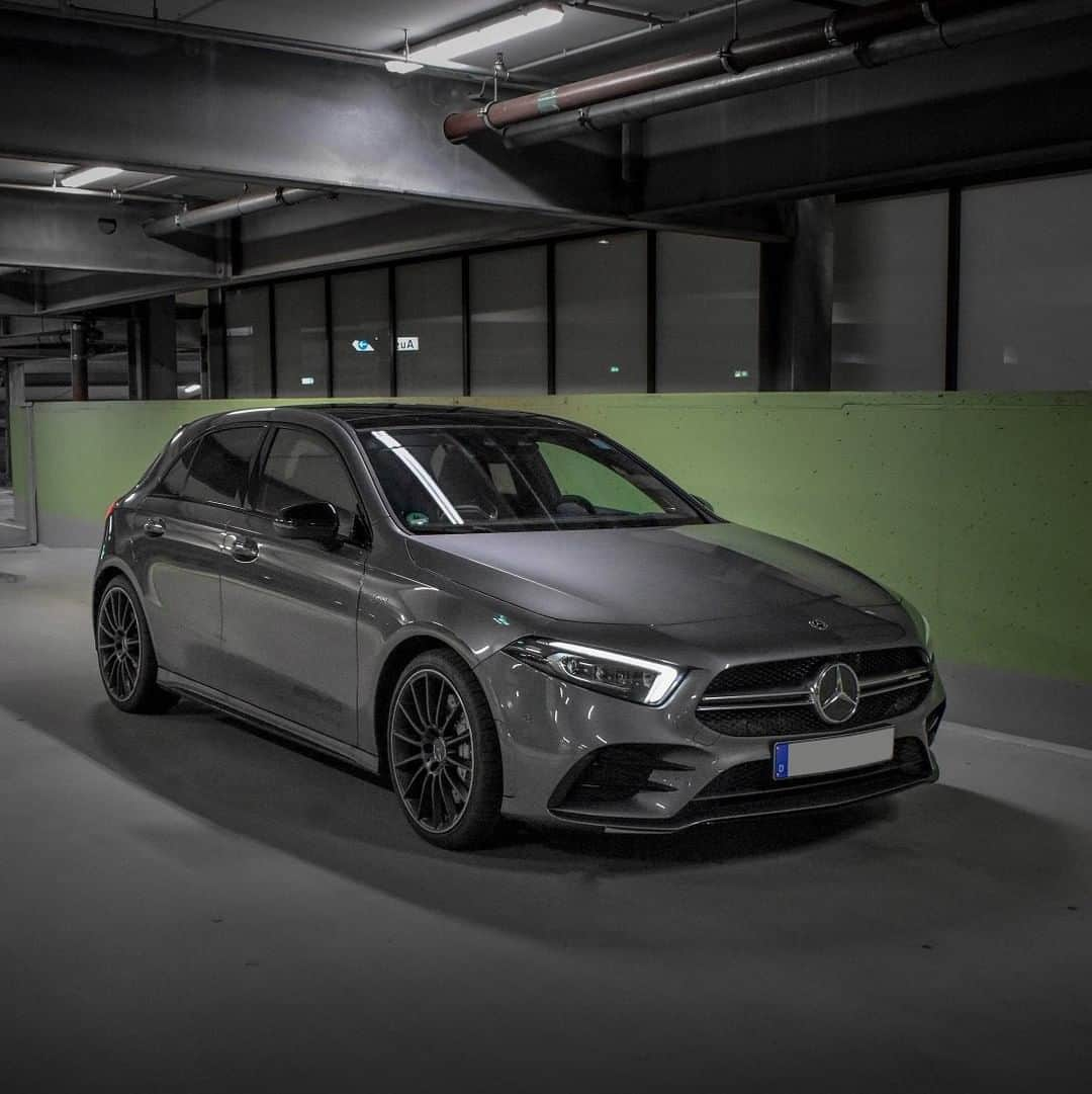 Mercedes AMGさんのインスタグラム写真 - (Mercedes AMGInstagram)「[Fuel consumption combined: 7.4-7.3 l/100km | CO2 emissions combined: 169-167 g/km]  The Mercedes-AMG A 35 4MATIC is the ideal vehicle to compliment every aspect of your life. 📷: @DRIVINGDINO  #MercedesAMG #AMG #A35 #DrivingPerformance #Power #Passion #Mercedes #AMG🔥 #Luxury #CarsofInstagram #InstaCar #Lifestyle」5月23日 3時35分 - mercedesamg