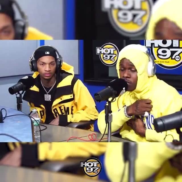 ファンクマスター・フレックスのインスタグラム：「@dababy drops some bars off w/ @funkflex... Tues 5/28 5A... @litdigitaldjs」