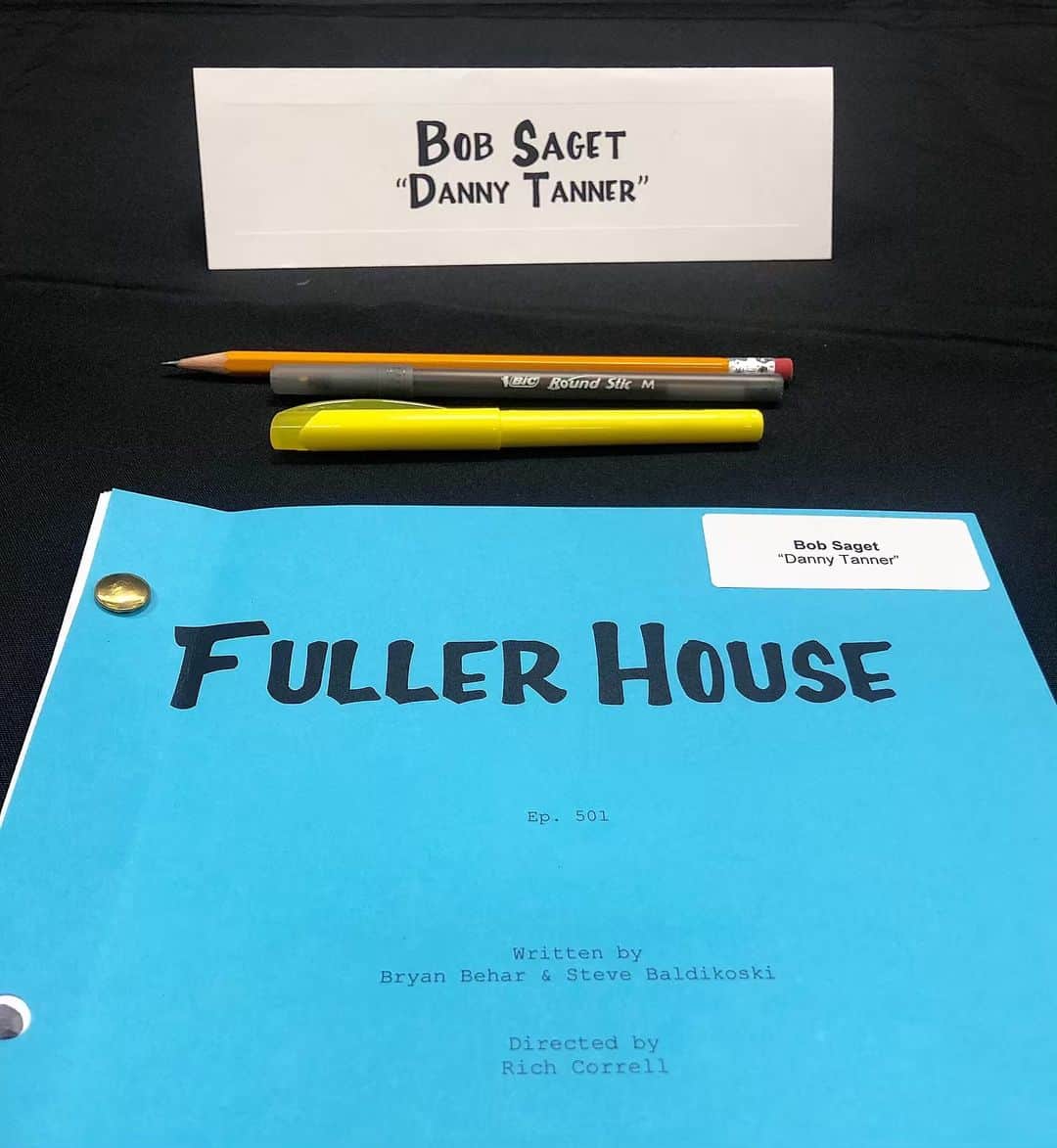 ボブ・サゲットさんのインスタグラム写真 - (ボブ・サゲットInstagram)「And so it begins. #Season5 @FullerHouse @Netflix」5月23日 9時22分 - bobsaget