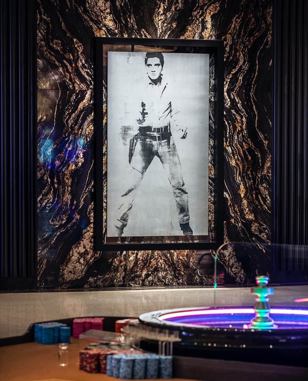 Palms Casino Resortのインスタグラム：「Elvis is in the building. #AndyWarhol」