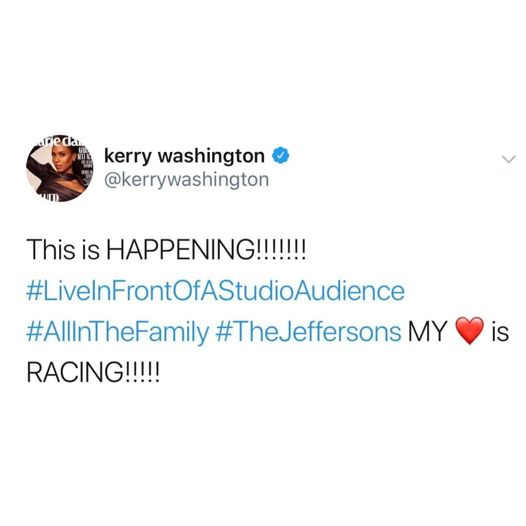 アメリカン・ブロードキャスティング・カンパニーのインスタグラム：「We have an amazing cast with us tonight! #LiveInFrontOfAStudioAudience Don’t miss out! 📺」