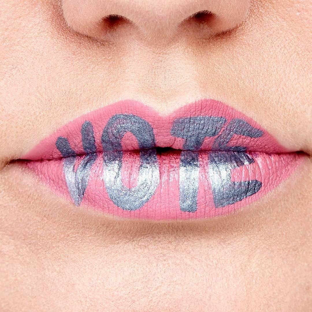 ASOSさんのインスタグラム写真 - (ASOSInstagram)「Stand up, speak out, be heard! Vote today 🇪🇺 🗣 Image description: model wearing a makeup look with the word 'vote' written across her lips」5月23日 14時12分 - asos