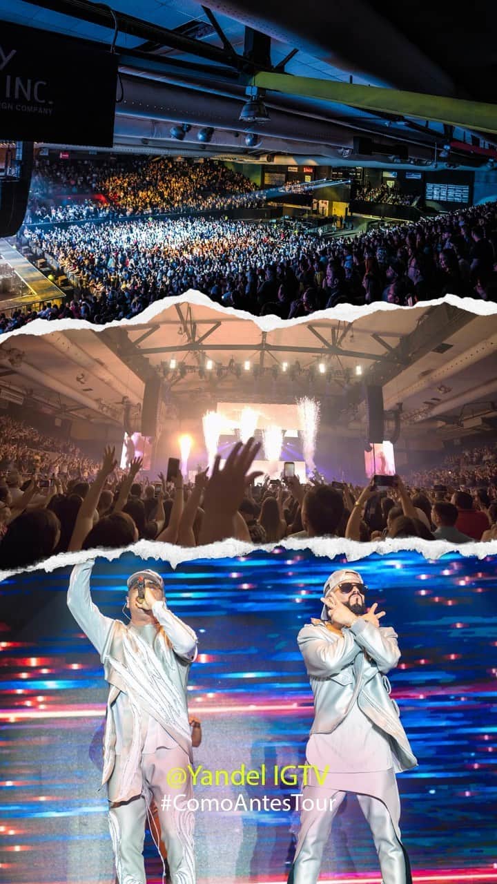 ヤンデルのインスタグラム：「#Wisin #wisinYyandel #Yandel #ComoAntesTour US #LosCampeonesDelPueblo」