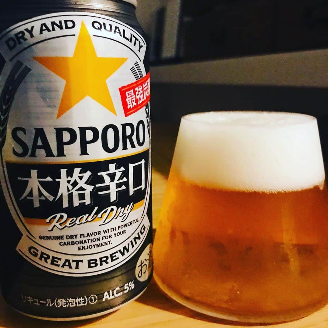 堀井亮佑のインスタグラム：「マグナムドライ意識したような一品。サッポロクオリティで安心の美味さ。#堀井ビールログ #beer」