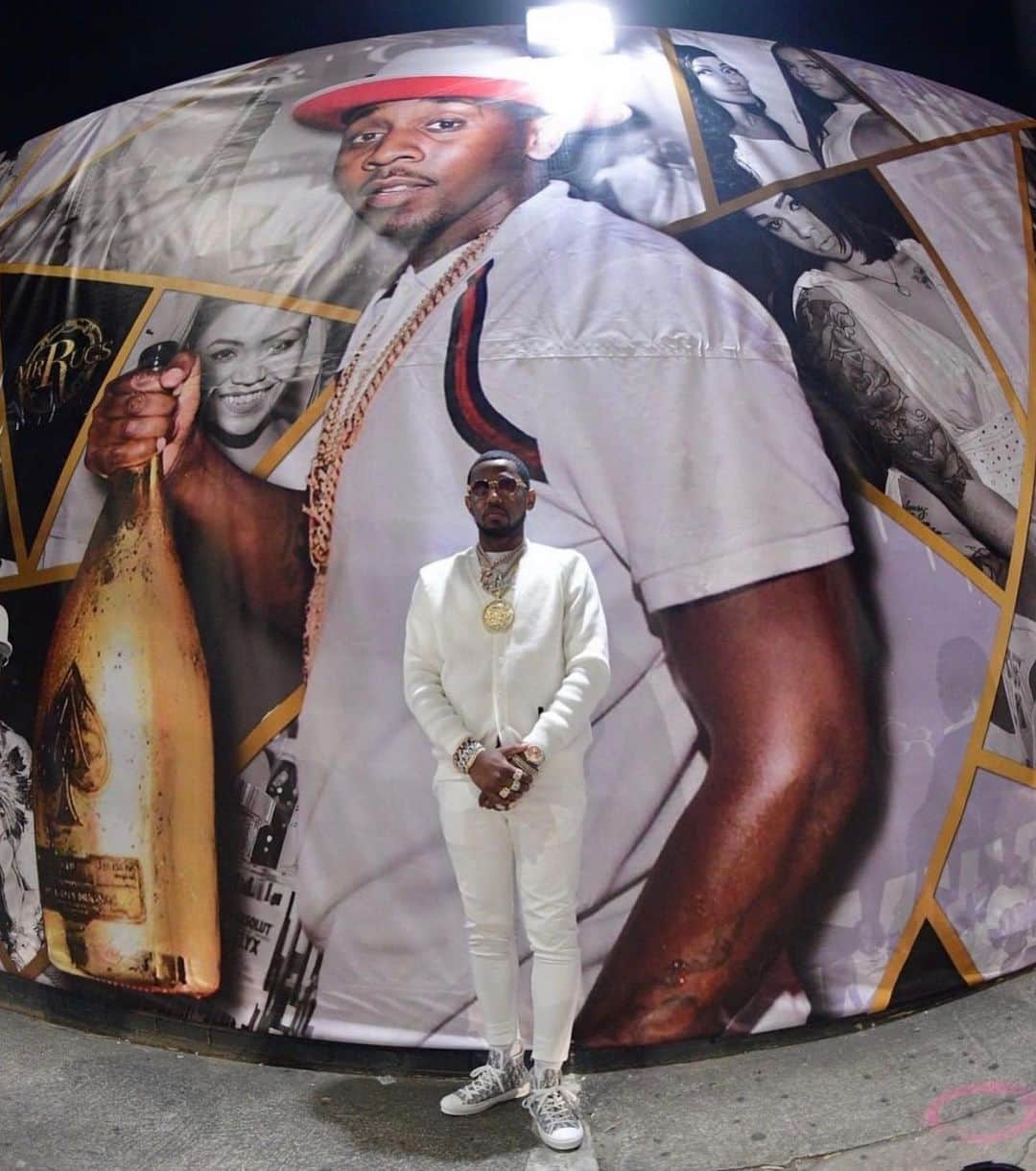 ファボラスのインスタグラム：「My brother’s success is my success! [shot by @atlpics]  #MrRugsAllWhiteParty #ATLANTA」