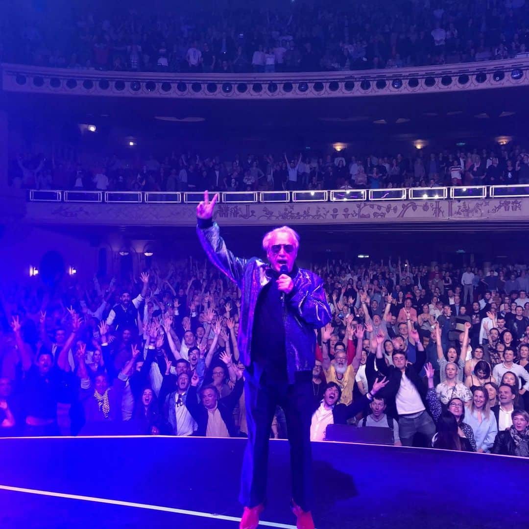 ジョルジオ・モロダーのインスタグラム：「Merci beaucoup Paris! 🇫🇷 Only one more stop to go on this leg: Copenhagen!」